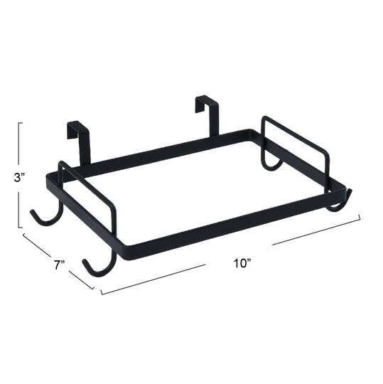 Household Essentials Metal Over the Door Trash Bag Holder